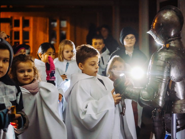 An Halloween können Kinder und Erwachsene die gruseligen Seiten von Schloss Wolfsburg erkunden.