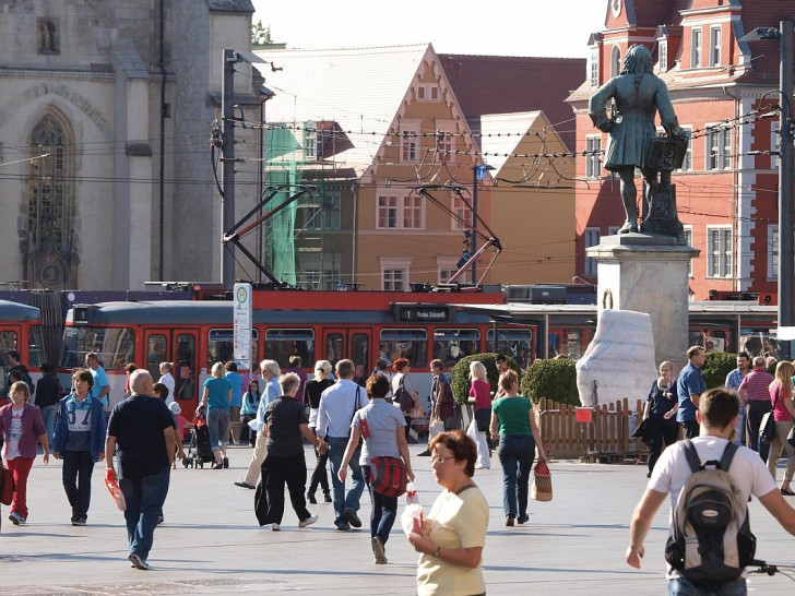 Marktplatz von Halle (Archiv)