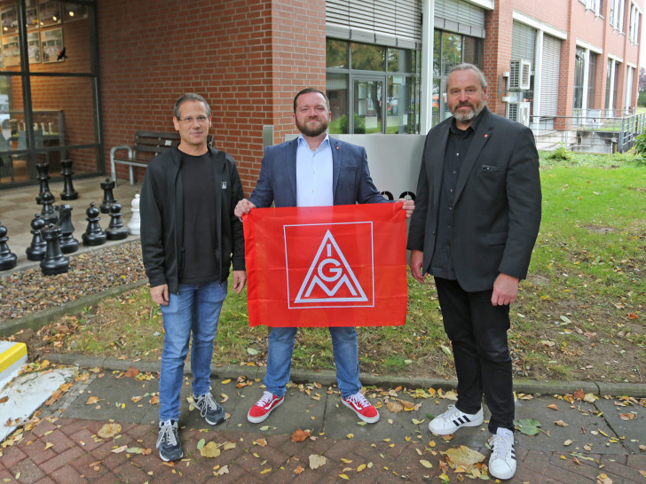 Patrick Harmening, Markus Hulm und Björn Harmening (v. li.).