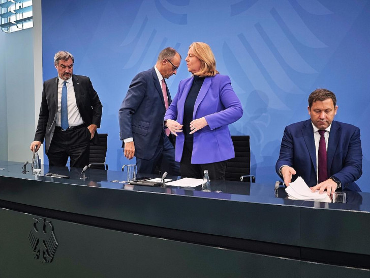 Spitzen der Großen Koalition am 09.10.2025