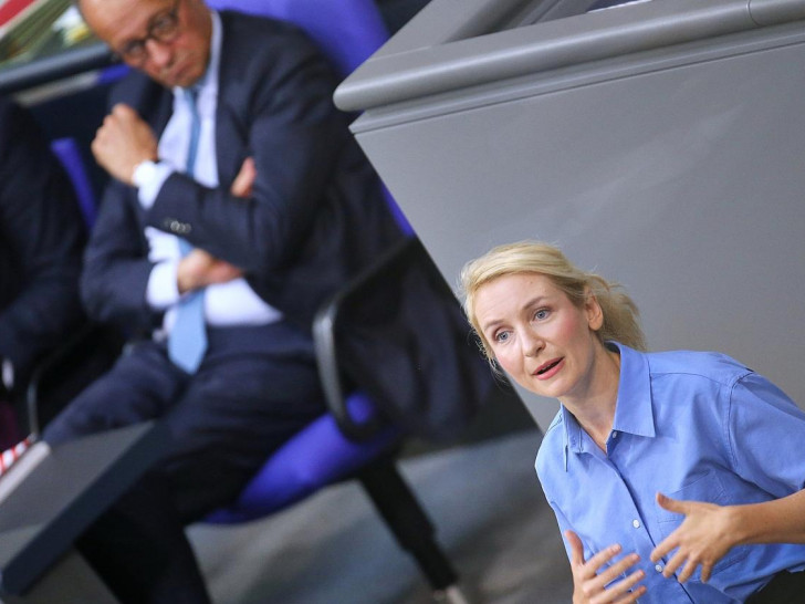 Friedrich Merz und Ines Schwerdtner (Archiv)