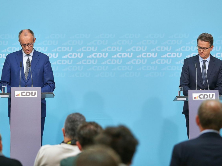 Friedrich Merz und Carsten Linnemann am 20.10.2025