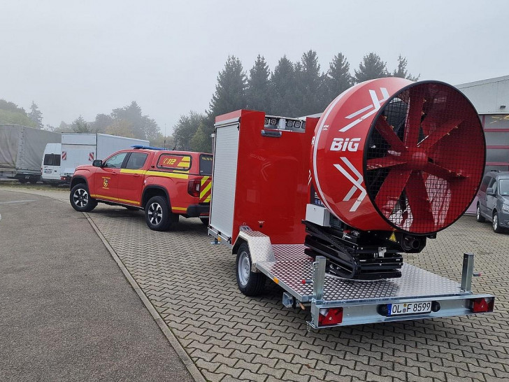 Kreisfeuerwehr Oldenburg erhält neuen mobilen Großlüfter (Archiv)