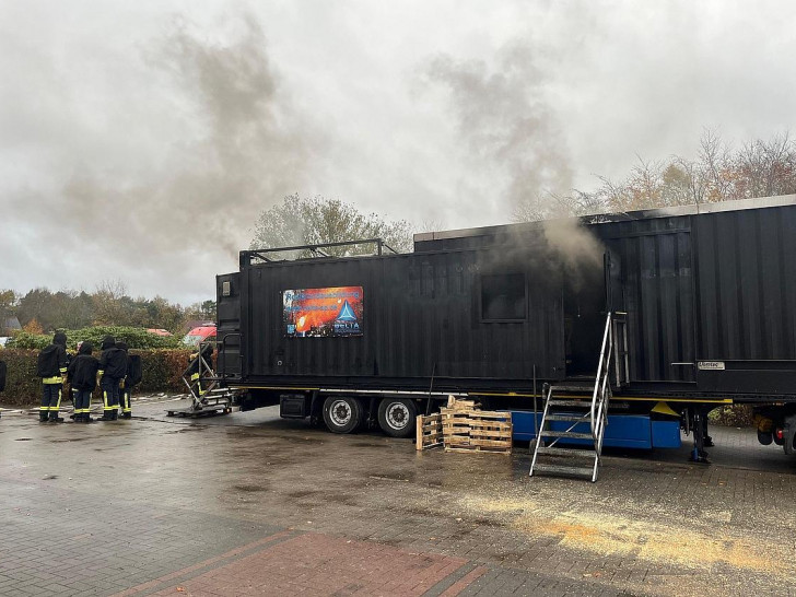 Realbrandübungscontainer voll beheizt (Archiv)