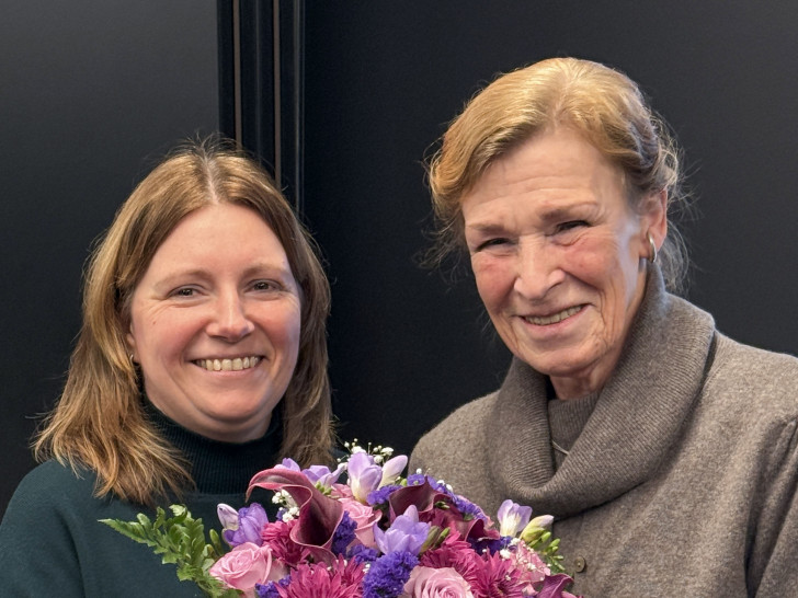 Jeannette Hentschel (links) und Krim Weber-Rothmaler.