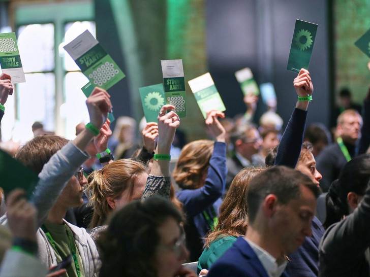 Abstimmung auf Grünen-Parteitag (Archiv)