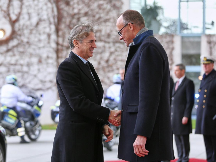 Robert Golob und Friedrich Merz am 28.11.2025