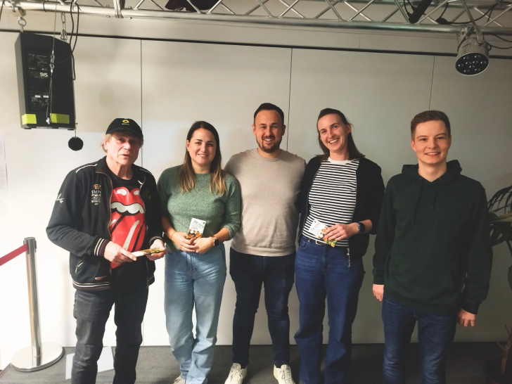 Der neu gewählte Vorstand: Wolfgang Rosenthal, Jana Göhe-Akdeniz, Christoph Müller, Nele Brinschwitz und Jannik Lorengel (v. li.).