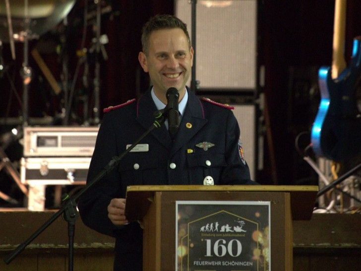 Ortsbrandmeister Jan Kienast.
