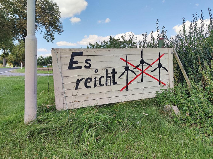 Protest gegen neue Windräder (Archiv)
