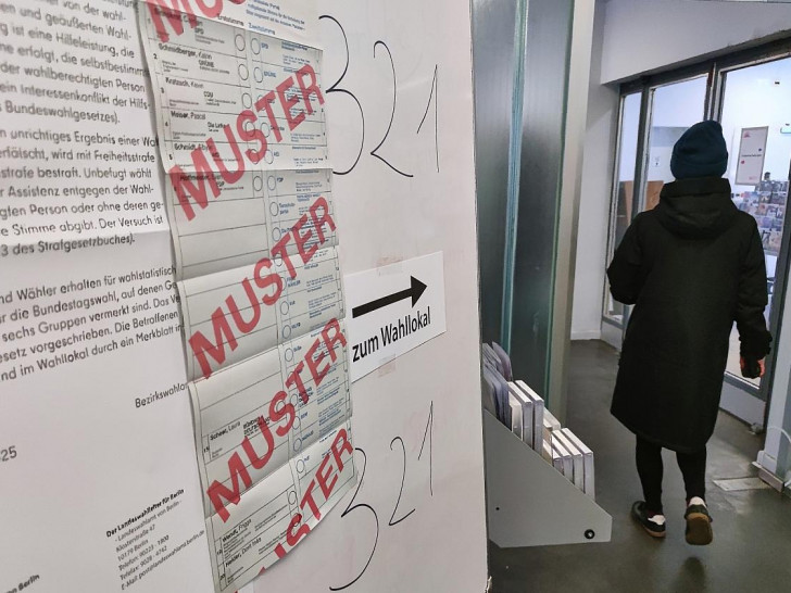 Wahllokal bei Bundestagswahl 2025 (Archiv)