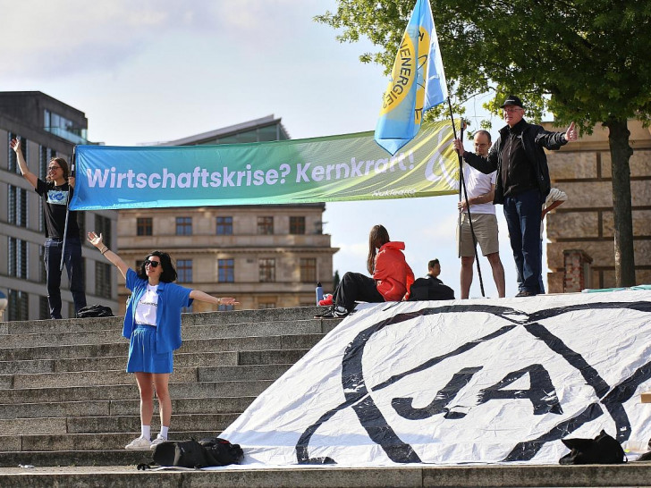 Protest von Atomkraftbefürwortern (Archiv)