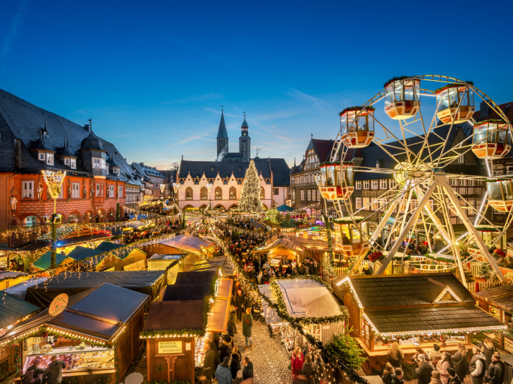 Der Goslarer Weihnachtsmarkt. Archivbild