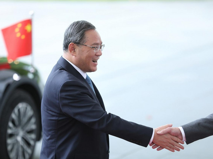 Li Qiang, Ministerpräsident von China, 2023 in Berlin
