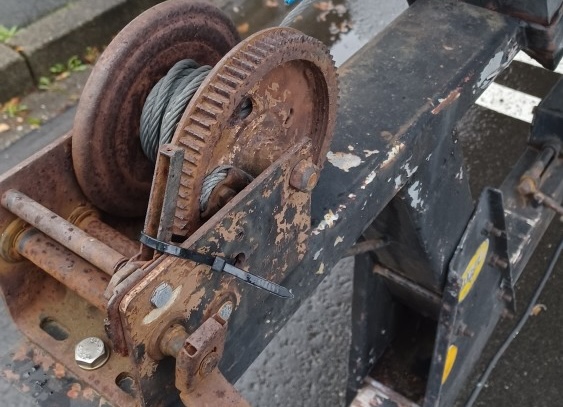 Der Anhänger stammte aus den 1970ern.