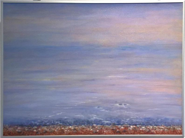 Das Gemälde "Stille Wasser".