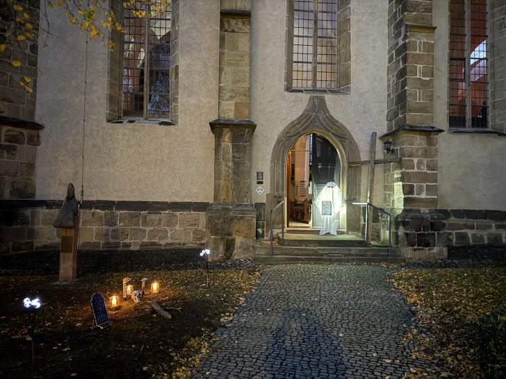 Am Freitag fand ein Halloween-Gottesdienst in der Hornburger Kirche statt.