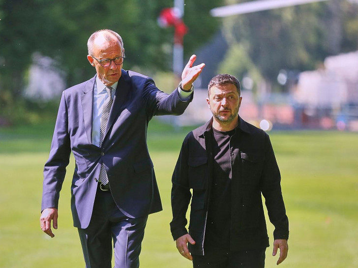 Friedrich Merz und Wolodymyr Selenskyj (Archiv)