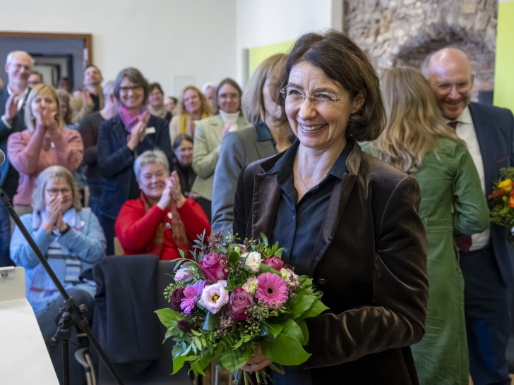 Dr. Christina-Maria Bammel nach der Wahl.