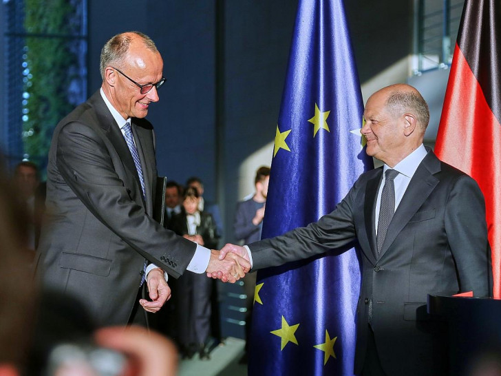 Friedrich Merz und Olaf Scholz (Archiv)