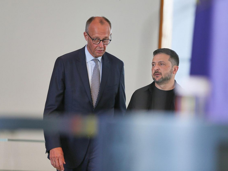Friedrich Merz und Wolodymyr Selenskyj (Archiv)