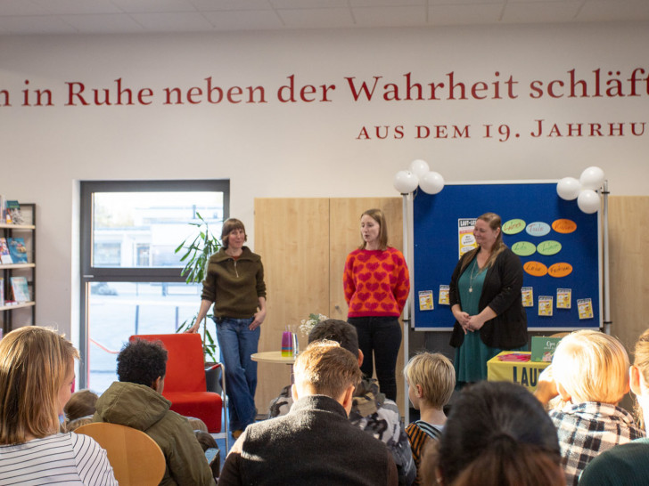 Zum bundesweiten Vorlesetag letzte Woche wurde es laut in der Stadtbücherei Wolfenbüttel.