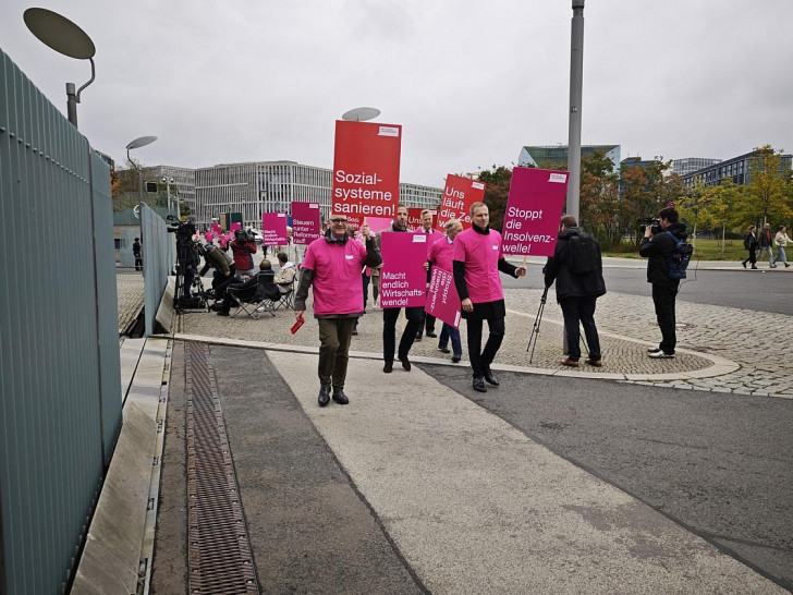 Demo des Unternehmerverbandes "Die Familienunternehmer" (Archiv)