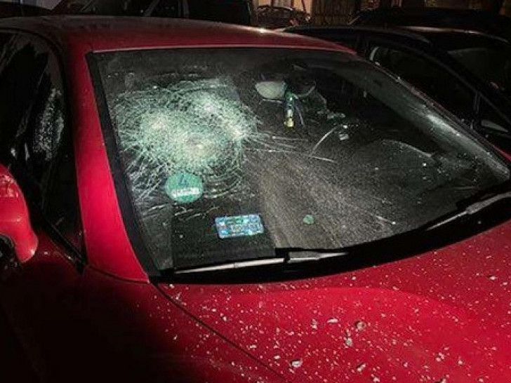 Beschädigter Porsche (Archiv)