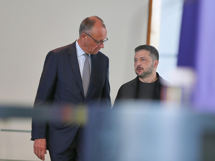 Friedrich Merz und Wolodymyr Selenskyj (Archiv)