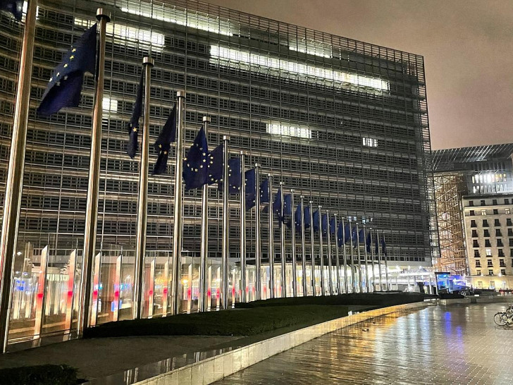 EU-Gebäude am 19.12.2025