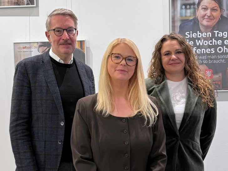 Zum 5. Januar übergibt Gerold Leppa die Geschäftsführung an Nina Fritzler: (v. l. n. r.) Gerold Leppa, Nina Fritzler und Bianca Braunschweig.