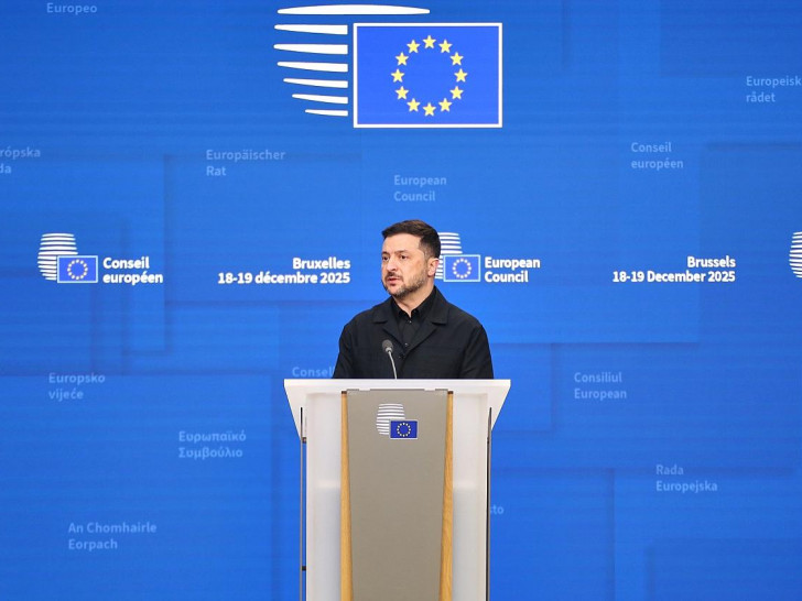 Wolodymyr Selenskyj am 18.12.2025