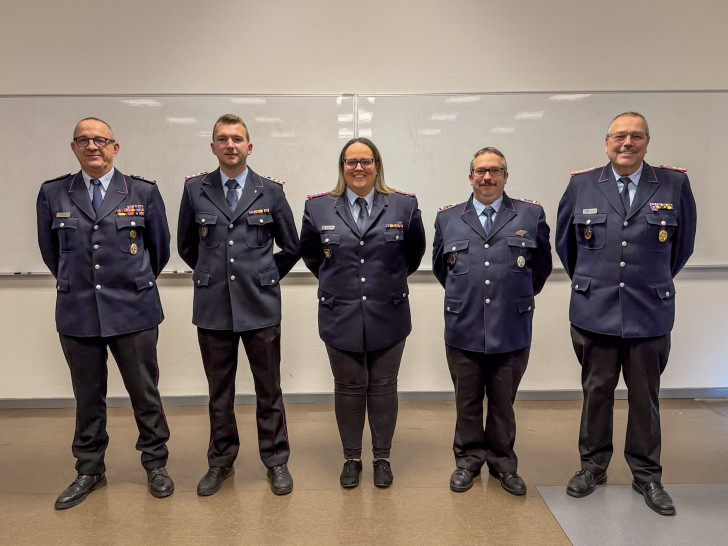 Die neue Führung der Stadtjugendfeuerwehr Goslar wurde vorgestellt..