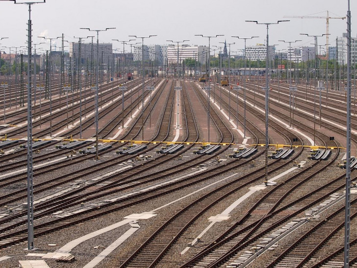 Gleisanlage in Halle (Saale) (Archiv)