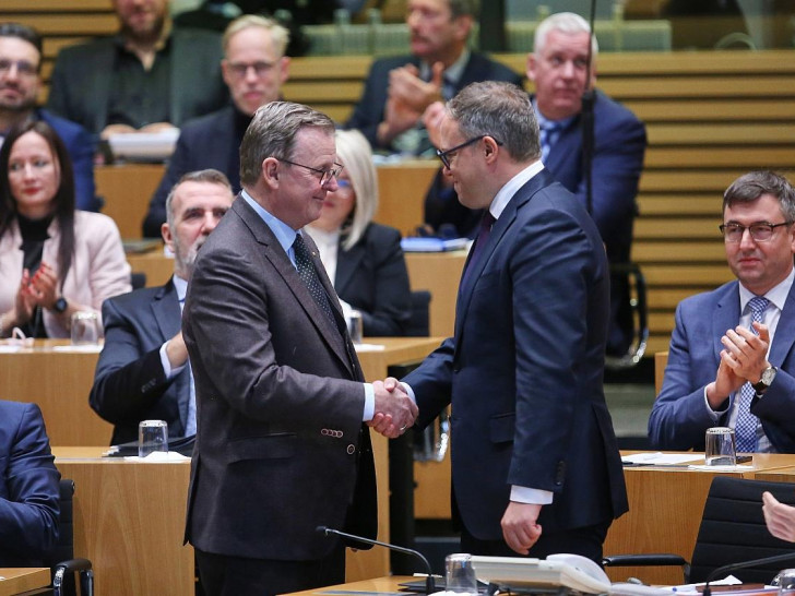 Bodo Ramelow und Mario Voigt (Archiv)