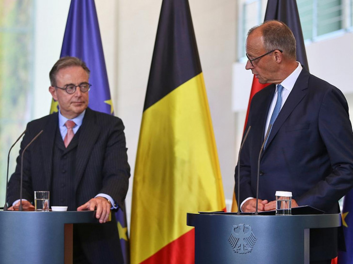 Bart De Wever und Friedrich Merz (Archiv)