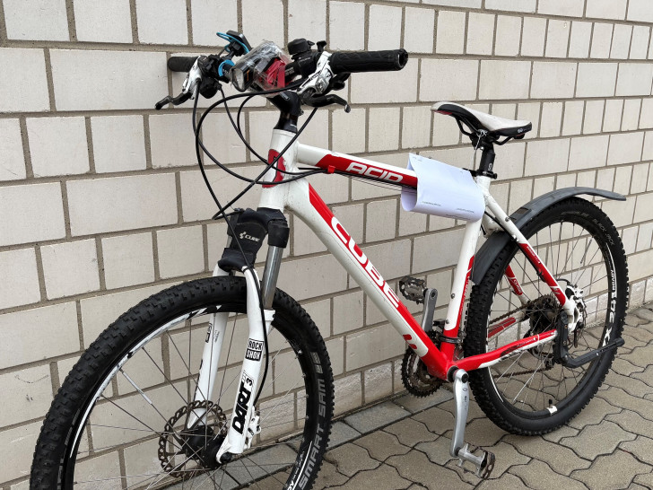 Das sichergestellte Rad.