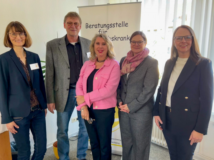 v. l. n. r.: Ulrike Hippler, Jürgen Siegmund, Annette Schütze, Dr. Christina Rentzsch und Heike Otto