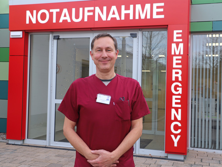 Ab sofort Chefarzt des Zentrums für Notfallmedizin: Dr. Ulf Harding. 