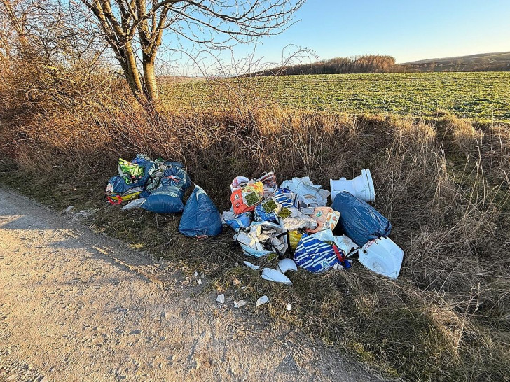 Bild von der Müllentsorgung