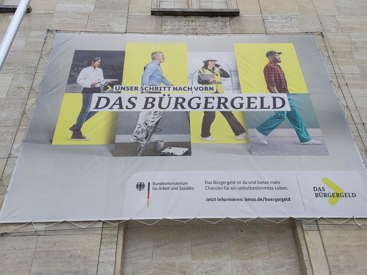 Werbung für das Bürgergeld (Archiv)