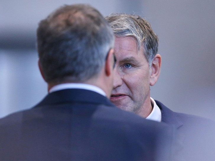 Mario Voigt und Björn Höcke (Archiv)