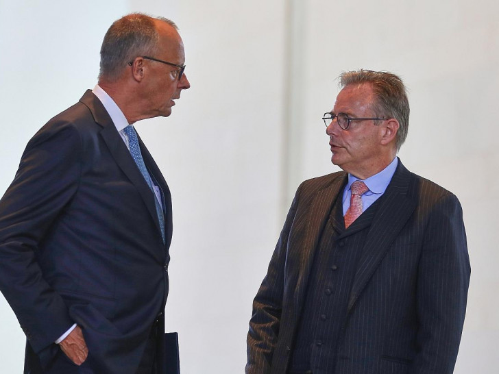 Friedrich Merz und Bart De Wever (Archiv)