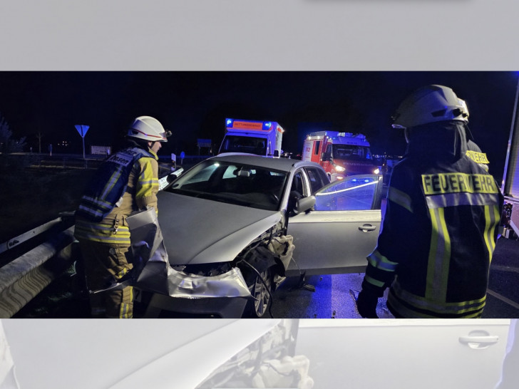 Auf der B188 kam es am Freitagabend zu einem Unfall. 