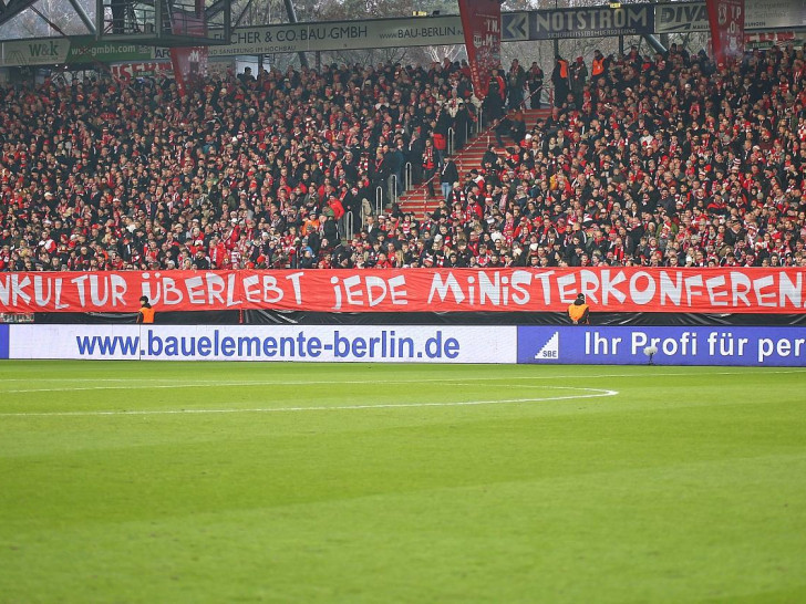 Protest der Fans von Union Berlin am 29.11.2025