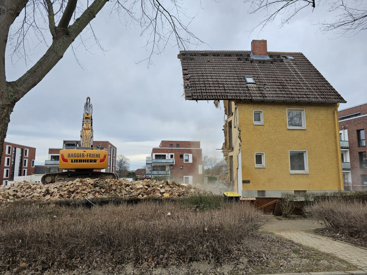 Im Ahornweg wurden drei Häuser abgerissen.