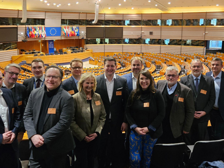 Die Braunschweiger Delegation mit Oberbürgermeister Dr. Thorsten Kornblum.