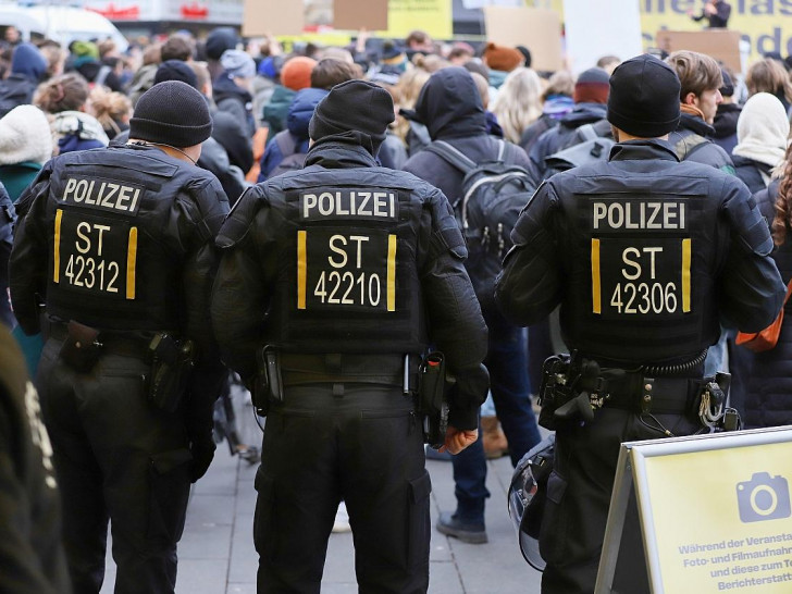 Polizei bei FDP-Wahlkampftour (Archiv)