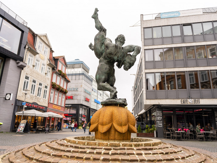 Die Braunschweiger Innenstadt (hier am Ringerbrunnen) bietet viele Ecken, die es zu entdecken glilt.