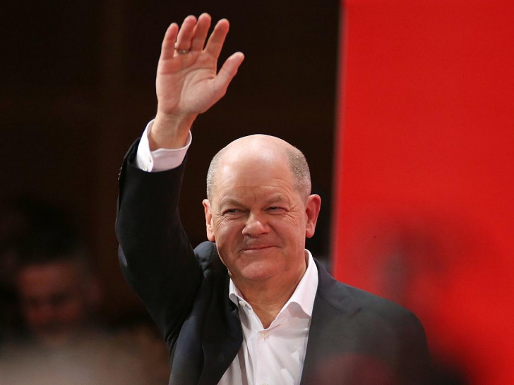 Olaf Scholz am 23.02.2025